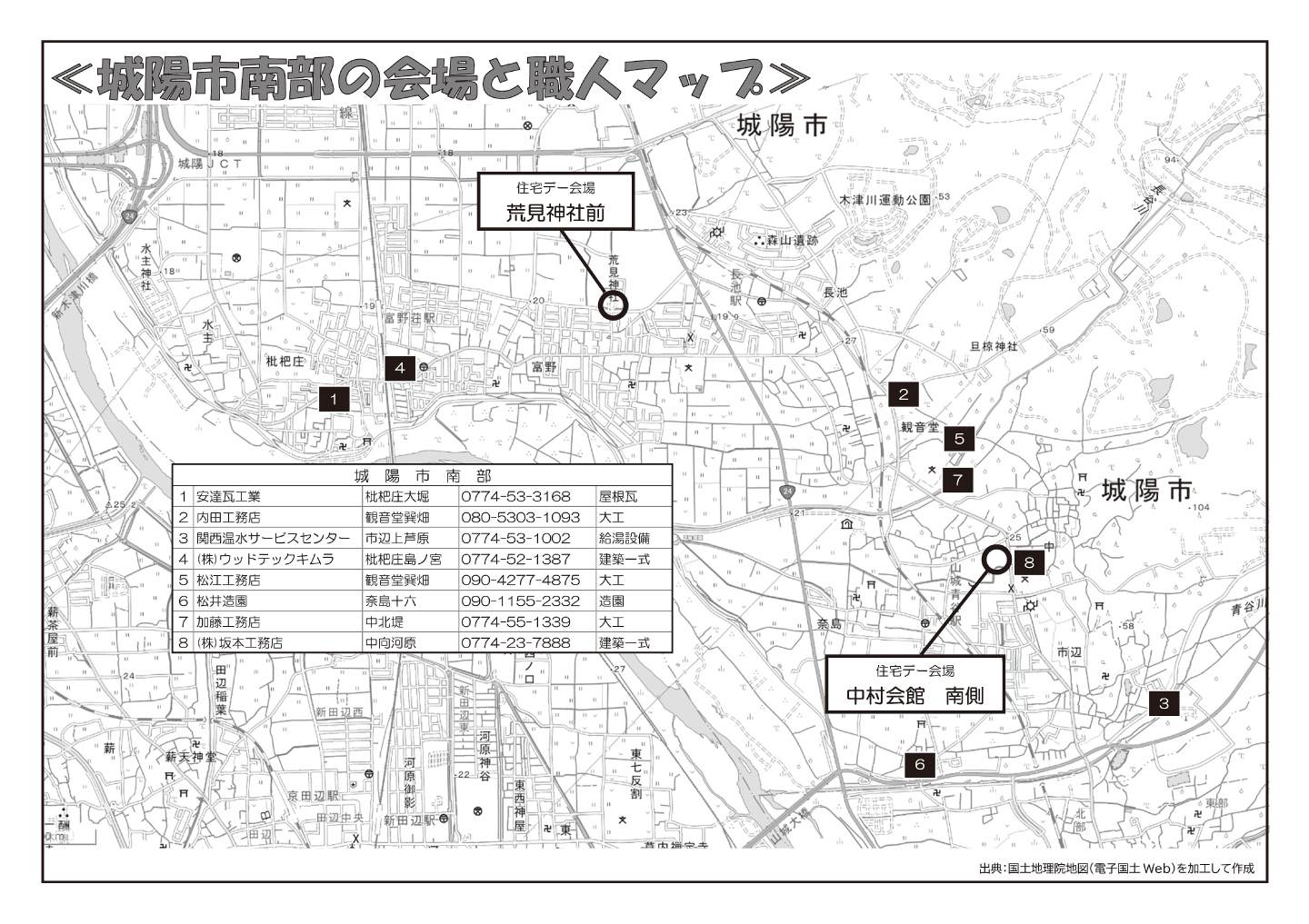 城陽市南部